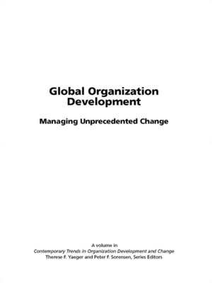cover image of Global Organization Development
